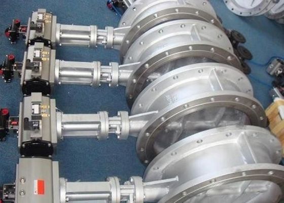 Wafer Gear Type Large SS304 Manual Butterfly Valve